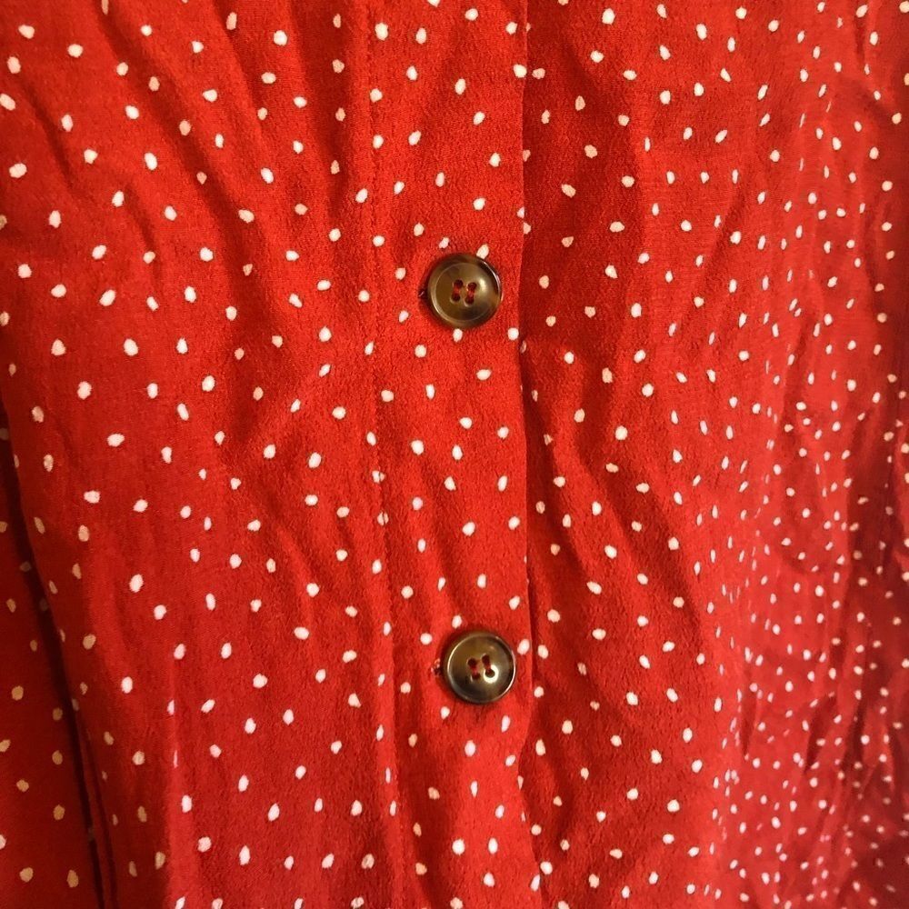 Button up polka dot skirt - Picture 4 of 7